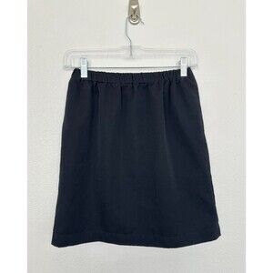 Commes De Garcon Wool Pull On Mini Skirt Dark Academia Minimalist Women's Small